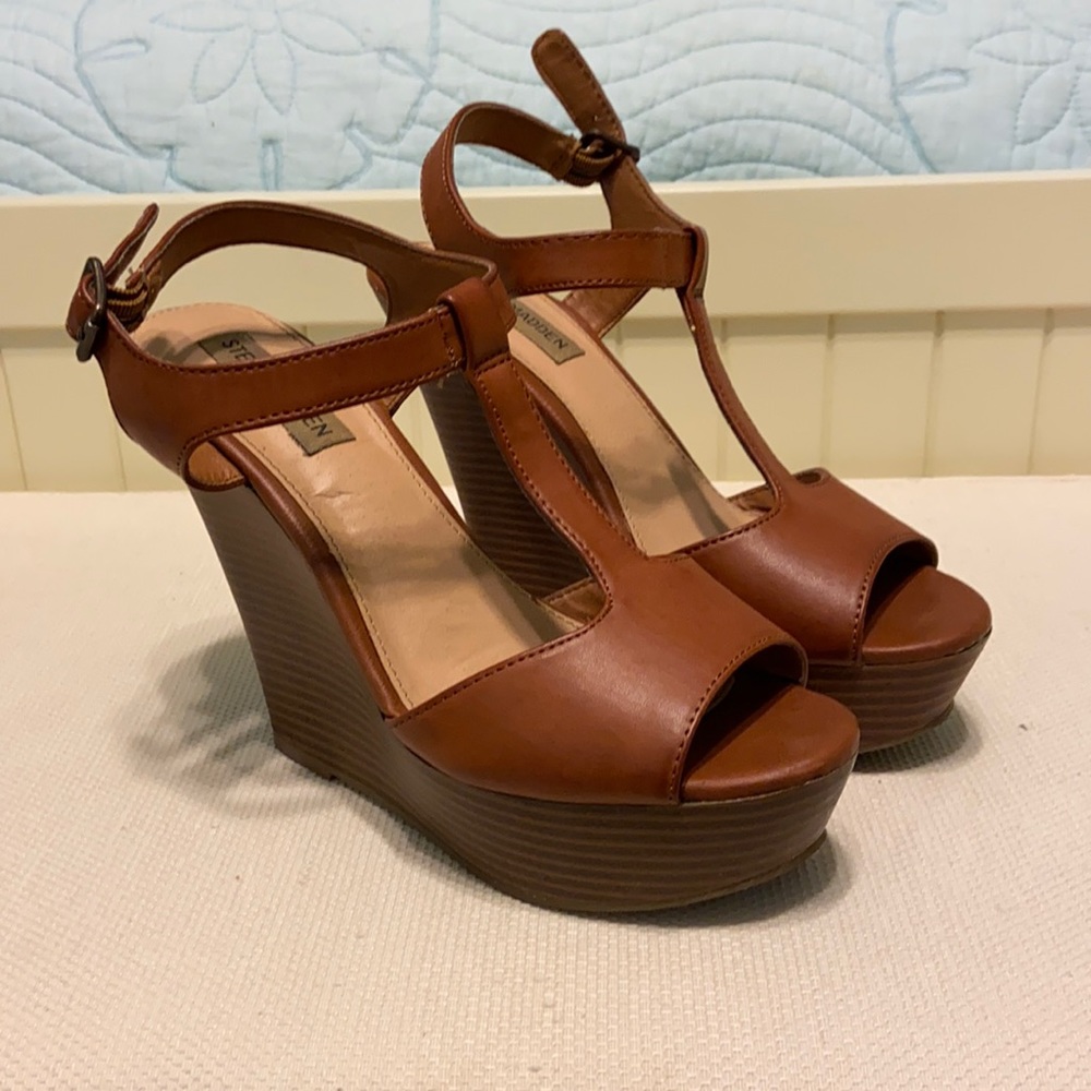 Brown Steve Madden Wedges